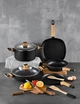 Сковорода для млинців Bergner Earth black BG-34626-BK 24 см чорна - зображення 6