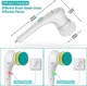 Електрична щітка для прибирання 3в1 Electric Cleaning Brush з насадками і гачком Бездротова щітка для ванни, кухні та плитки - зображення 5