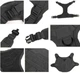 Шлея для собак Harness K9 Long, металлическая пряжка фастекс и система MOLLE, XL (87-115 см) Черный (076XL-BLACK) - изображение 8