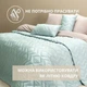 Покрывало ЛЮКС TM IDEIA 220х240 см м'ята/св.сірий (8-34586*001) - изображение 6