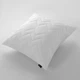 Подушка NORDIC COMFORT IDEIA 60х60 см чохол стьобаний антиалергенне волокно біла - зображення 9