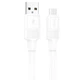 Кабель Hoco Micro USB Solid charging data cable X84 |1M, 2.4A| white - изображение 5