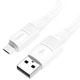 Кабель Hoco Micro USB Solid charging data cable X84 |1M, 2.4A| white - изображение 1