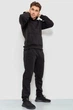 Спортивный костюм мужской на флисе Черный 190R235 Ager (103853_794673) M - изображение 3