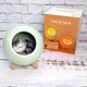 LED Ночник Спящий кот в домике (зеленый) - изображение 4