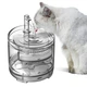 Питьевой фонтан поилка для кошек и собак NPET WF050TP 1.5L с фильтром (Прозрачный) - изображение 2