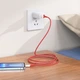 Кабель Hoco Lightning Ferry charging data cable X70 |1m, 2.4A| Колір red - изображение 2
