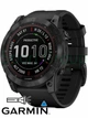 Титановые часы с фонарем и солнечной батареей Garmin Fenix 7X Sapphire Solar DLC (010-02541-11) темно-серые с силиконовым ремешком - изображение 1