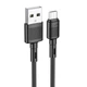 Кабель Hoco Micro USB Victory charging data cable X83 |1m, 2.4A| black - зображення 11