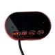 FM трансмиттер модулятор Multifunction H30BT Bluetooth USB MicroSD 2.4 А черный с красным - изображение 2