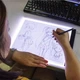 Световой планшет для рисования и копирования с LED-подсветкой А4 формата Kinder Goods Белый - изображение 2