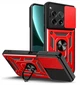 Чехол Camshield c кольцом-подставкой на OnePlus 12 (red) - изображение 1