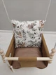 Дитяча гойдалка Happy Vita Craft зайчики білочки косулі коричнева - зображення 2
