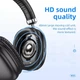 Беспроводные наушники HOCO W35 Air Triumph BT5.3 headset 400 mAh Black (6942007616331) - изображение 4