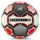 Мяч футбольный №5 CRYSTAL SOCCERMAX (№5, 5 сл., сшит вручную, Белый-Красный) (FB-7997_Белый-Красный) - изображение 1