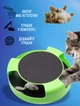 Интерактивная игрушка для котов "Поймай мышку" Best Catch The Mouse с когтеточкой Зеленый - изображение 1