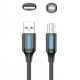 Кабель для принтера Vention USB AM-BM 1м 480Mbps Printer PVC Black (COQBF) - зображення 2