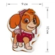 Пряник медово-имбирный с пищевой печатью "Крафт пряник" "Paw Patrol Skye - Скай" 45 г - изображение 4