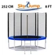 Батут с сеткой и лестницей Sky Jump 252 см (8ft-SkyJump-1) - изображение 11
