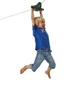 Гойдалка-тарзанка для дітей WCG Zip Line M (W-135-1) - зображення 5