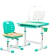Комплект парта и стул Evo-kids Evo-17 Ergo (стол+стул+полка+лампа) Green,Evo-17 Z Ergo - изображение 2