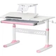 Дитячий стіл ErgoKids TH-310 з полицею Pink, TH-310 W/PN + BD-S30 PN - зображення 1
