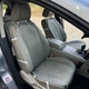 Автонакидки на сидіння автомобіля з алькантари Lux Великі світло-сірі стільники Преміум+ Передній комплект - изображение 3