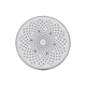 Лейка для верхнего душа Qtap Hlavova D 230 мм круглая Chrome/White - изображение 4