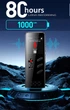 Міні диктофон Benjie C9 Bluetooth 16GB цифровий MP3 плеєр English version - зображення 2