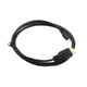 Кабель micro HDMI-HDMI для Raspberry Pi 5 та 4, HDMI v2.0, 4k, 1.5 метра, чорний - зображення 3