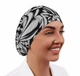 Медицинская шапочка женская HeadwearUniverse универсальная принт Цветочная абстракция - изображение 2