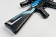 Дитячий іграшковий автомат на орбізах Орбіган AK-47 Чорно-синій гідрогелевими кулями Гель бластер акумуляторний + 2000 орбізів - зображення 3