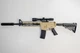 Дитячий іграшковий автомат на орбізах Орбіган M416 Чорно-пісочний гідрогелевими кулями Гель бластер акумуляторний + 500 орбізів - зображення 1
