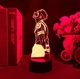 Акриловый 3D стветильник - ночник Аниме Магическая битва Рёмен Сукуна в теле Итадори Юдзи 7 цветов тип 4 - изображение 2