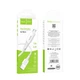Кабель Hoco Micro USB Ferry charging data cable X70 |1m, 2.4A| white - зображення 1