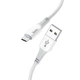 Кабель Hoco Micro USB Ferry charging data cable X70 |1m, 2.4A| white - зображення 2