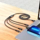 Кабель HOCO Combo 4-in-1 2Lightning+Type-C+Micro USB Super charging cable X76 |1M, 2A| - изображение 5