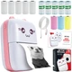 Портативний термопринтер JETIX Mini printer Pink | Дитячий принтер з великим набором термопаперу. - зображення 1