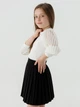 Спідниця однотонна для дівчинки Baby Show 56001 110 см Чорний - зображення 3