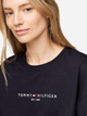 Футболка оверсайз жіноча Tommy Hilfiger WW0WW42067-DW5 S Синя (8720636769707) - зображення 4