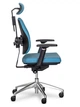 Офісне крісло Mealux Tempo Duo Blue (обивка блакитна однотонна/еко шкіра), Y-551 KBL Duo - зображення 2