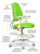 Детское кресло Evo-kids Mio Ergo Green (обувка зеленая однотонная), Y-507 KZ - изображение 2
