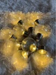 Светодиодная гирлянда лампочки 4см, 12LED, 5м, 220В, Теплый белый - изображение 8