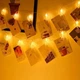 Светодиодная новогодняя гирлянда "Прищепки-сердечки" 12 LED, 5м + переходник, 220V, IP44, Теплый белый - изображение 10