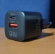 Сетевое зарядное устройство GaN 20W USB-A + USB-C Essager ES-CD32 черный - изображение 4
