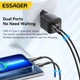 Сетевое зарядное устройство GaN 20W USB-A + USB-C Essager ES-CD32 черный - изображение 5