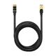 Кабель Baseus high Speed Seven types of RJ45 10gigabit network cable (round cable) |8m| black - зображення 15