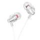 Навушники HOCO Delight wired digital earphone with microphone M90 |1.2M| Black - изображение 7