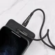 Кабель Hoco Type-C to Lightning Rally U84 |1.2m, 3A, PD/18W| black - изображение 3