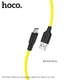 Кабель Hoco Micro USB Silicone X21 Plus |1m, 2.4A| black-blue - изображение 2
